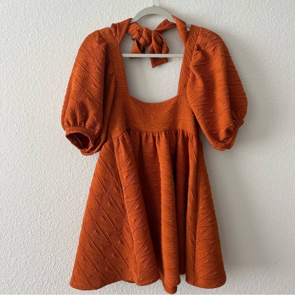 Free People Orange Dress Small